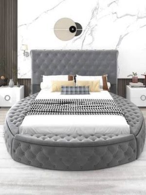 Fezal chesterfield Round Ambassador Bed